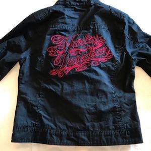 Harley Davidson Black & Res Jacket